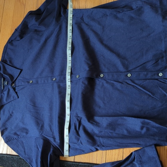 Banana Republic blue casual button down top size XL - Picture 5 of 11